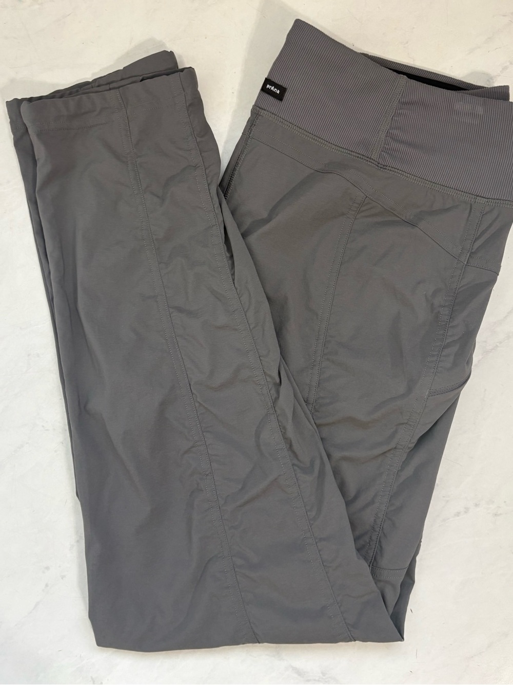 Prana Women’s Medium Gray Koen Joggers Outdoor Athletic Travel Hiking Nylon - Picture 7 of 7